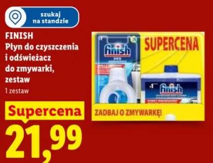 Płyn do czyszczenia i odświeżacz do zmywarki Finish zestaw