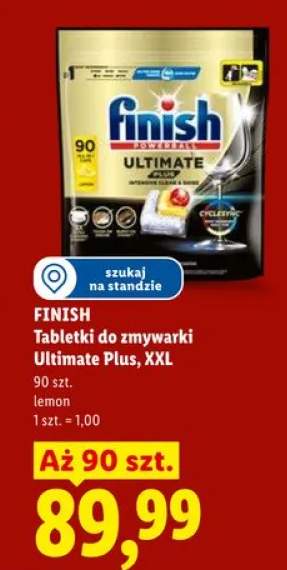 Tabletki do zmywarki Finish Ultimate Plus XXL lemon