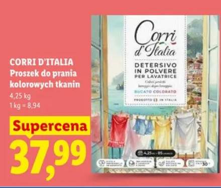 Proszek do prania kolorowych tkanin Corri d'Italia