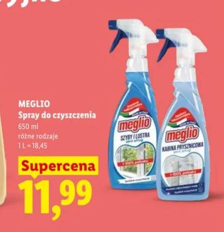 Spray do czyszczenia Kabina prysznicowa Meglio