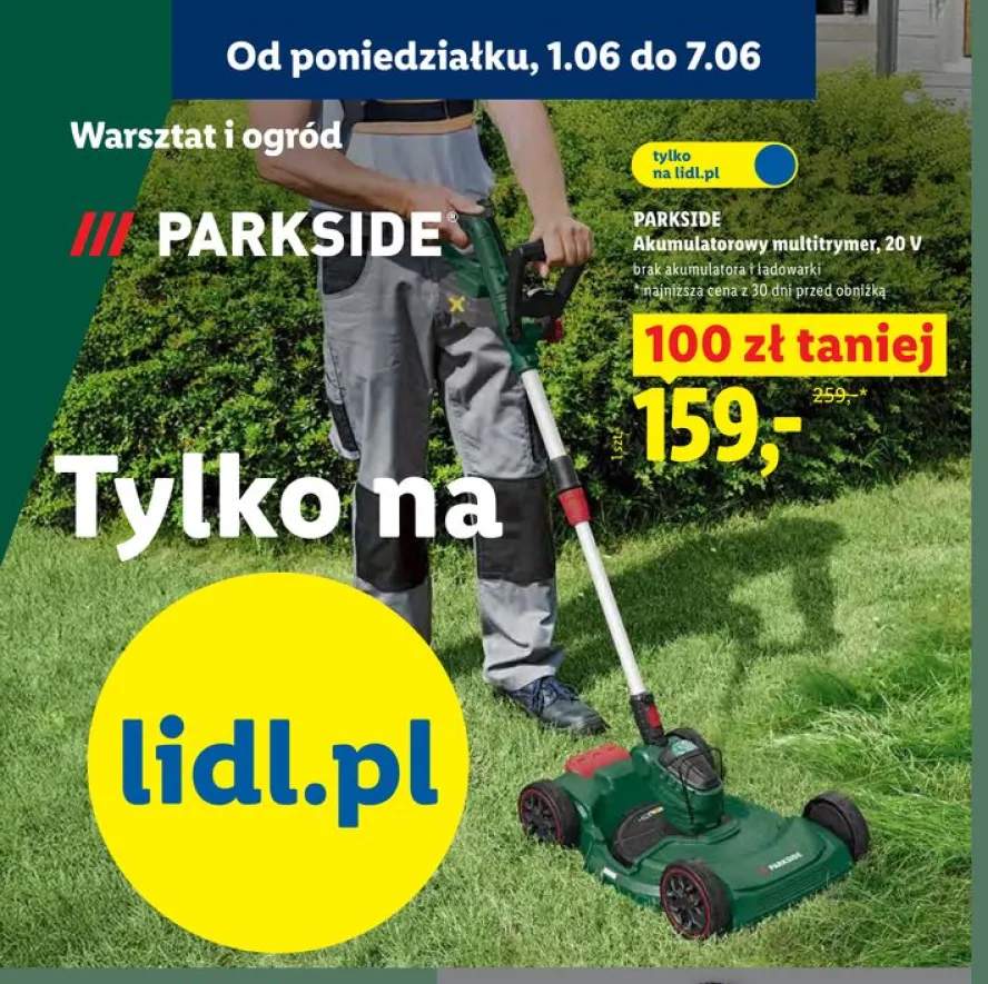Akumulatorowy multitrymer PARKSIDE 20V