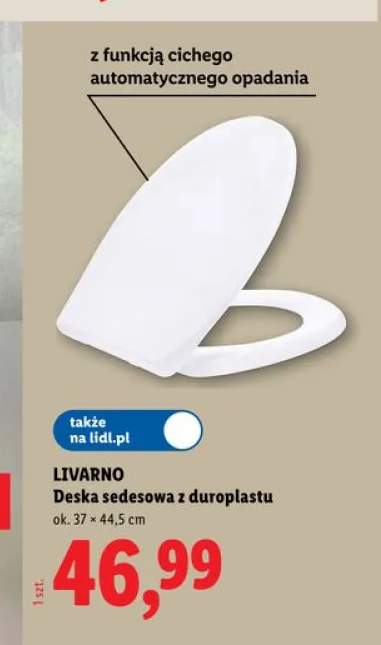 Deska sedesowa z duroplastu LIVARNO