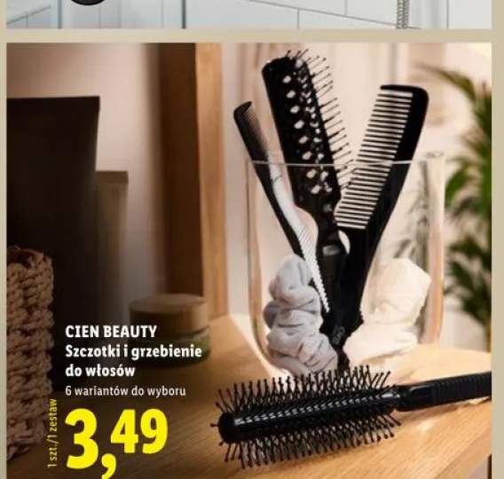 Szczotki i grzebienie do włosów Cien Beauty