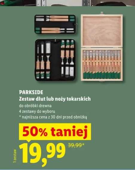 Zestaw dłut lub noży tokarskich