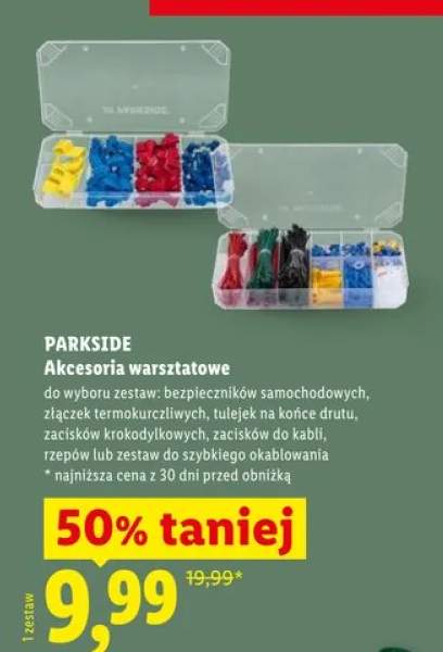 Akcesoria warsztatowe PARKSIDE zestaw bezpieczników samochodowych