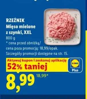 Mięso mielone z szynki XXL Rzeźnik