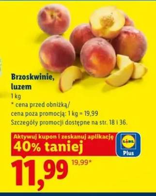 Brzoskwinie luzem