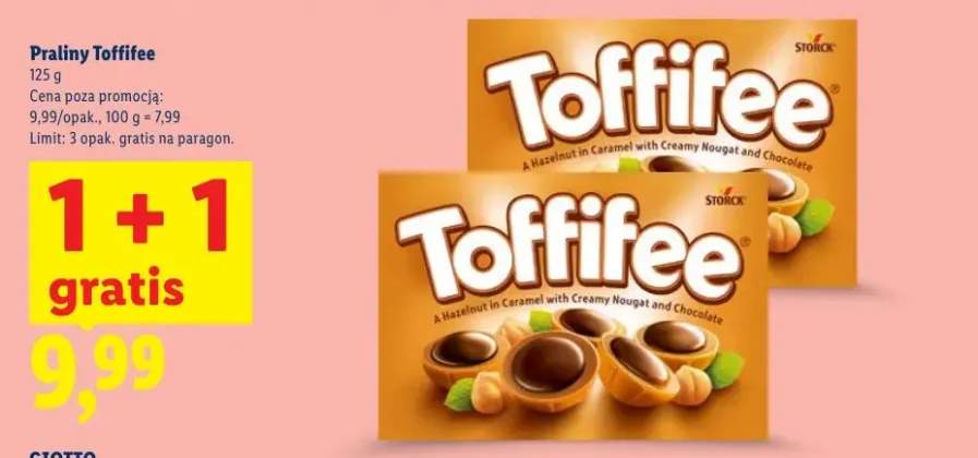 Praliny Toffifee