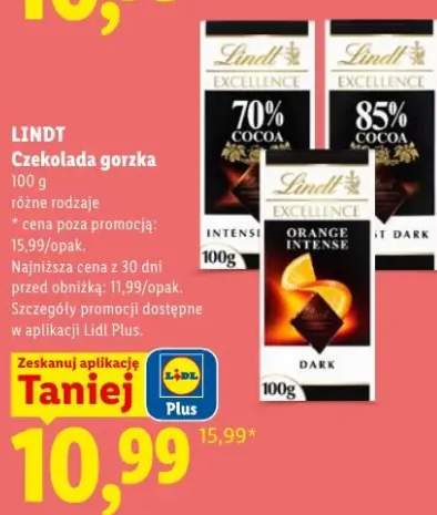 Czekolada gorzka Lindt
