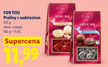 Praliny z nadzieniem For You Love Me