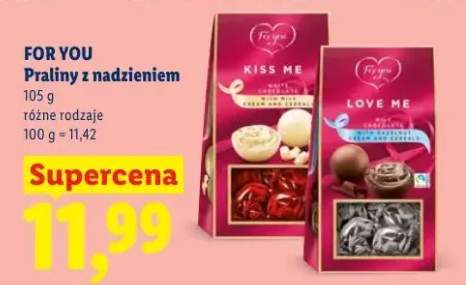 Praliny z nadzieniem For You