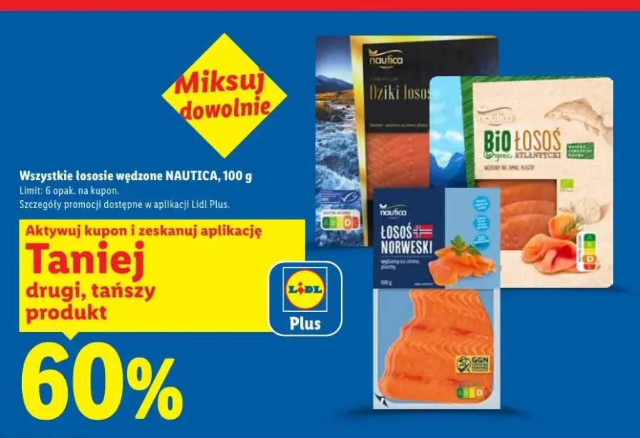 Łososie wędzone NAUTICA