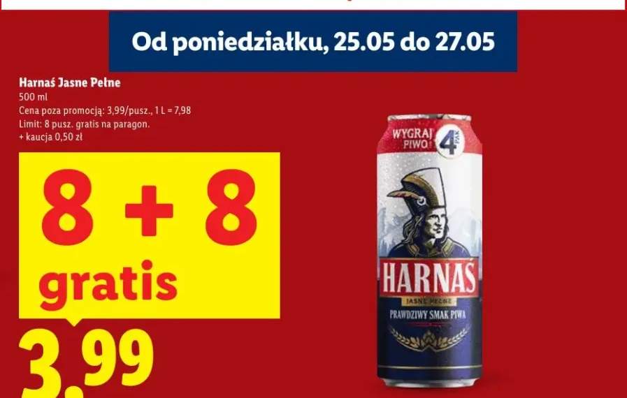 Piwo Harnaś Jasne Pełne