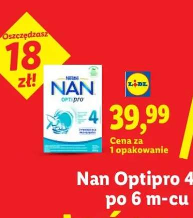 Mleko następne po 6m-cu Nan Optipro