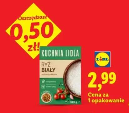 Ryż biały długoziarnisty Kuchnia Lidla