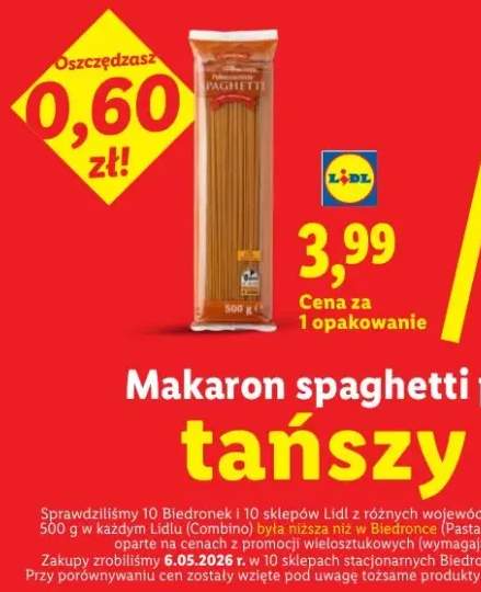 Makaron spaghetti pełnoziarnisty Combino