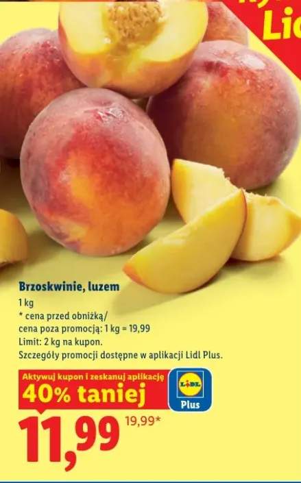 Brzoskwinie luzem