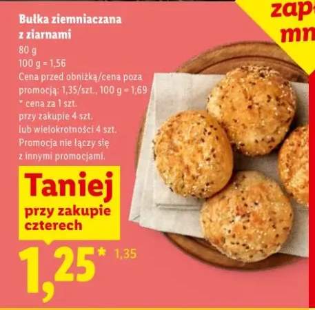 Bułka ziemniaczana z ziarnami