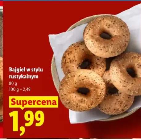 Bajgiel w stylu rustykalnym