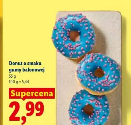 Donut o smaku gumy balonowej