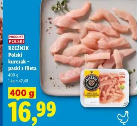 Polski kurczak - paski z fileta Rzeźnik