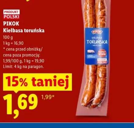 Kiełbasa toruńska PIKOK