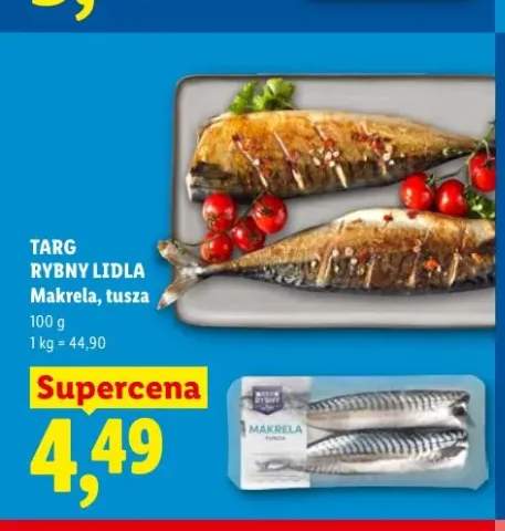 Makrela tusza Targ Rybny Lidla