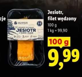 Jesiotr filet wędzony Seamor