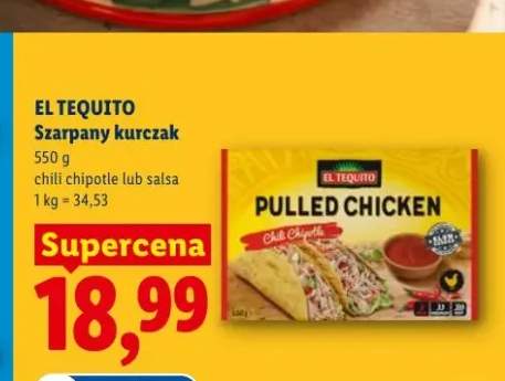 Szarpany kurczak chili chipotle El Tequito