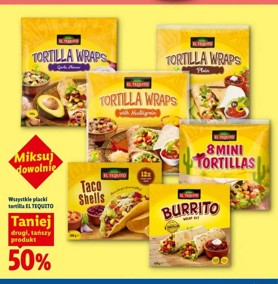Placki Mini Tortillas El Tequito 8-pak