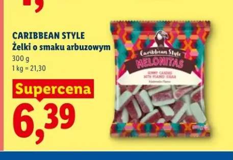 Żelki o smaku arbuzowym Caribbean Style