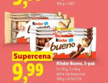 Kinder Bueno klasyczne 3-pak