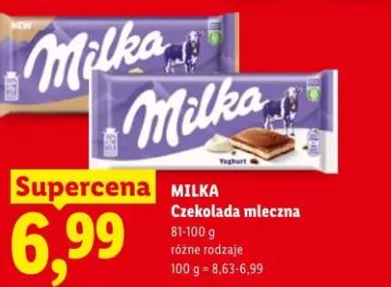 Czekolada mleczna MILKA Yoghurt