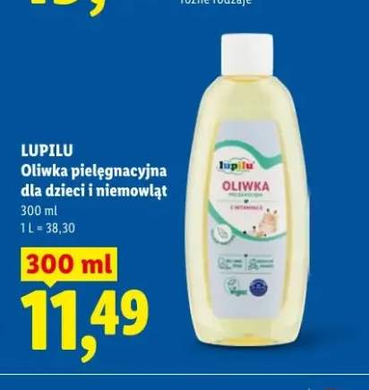 Oliwka pielęgnacyjna dla dzieci i niemowląt Lupilu