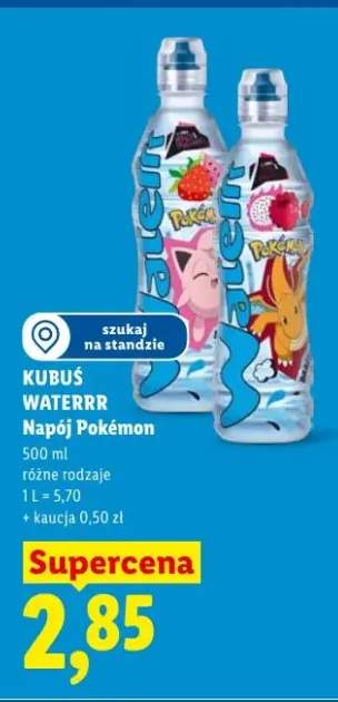 Napój Pokémon Kubuś Waterrr