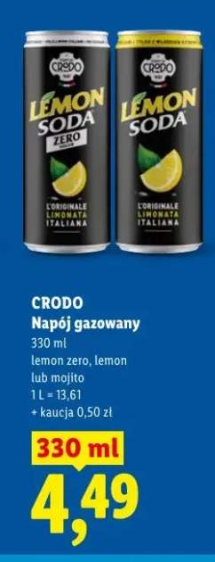 Napój gazowany CRODO