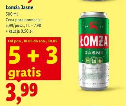 Piwo Łomża Jasne