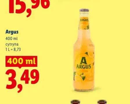 Piwo Argus cytryna