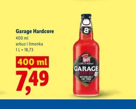 Piwo Garage Hardcore arbuz i limonka