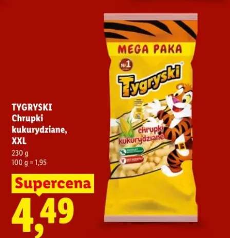 Chrupki kukurydziane Tygryski XXL