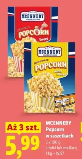 Popcorn w saszetkach MCENNEDY