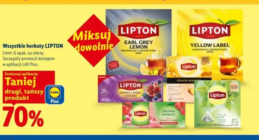 Herbata LIPTON Yellow Label