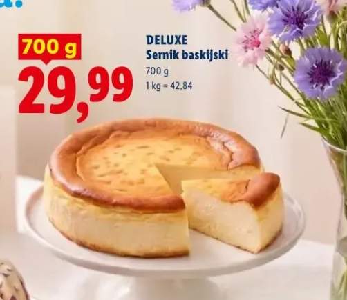 Sernik baskijski Deluxe
