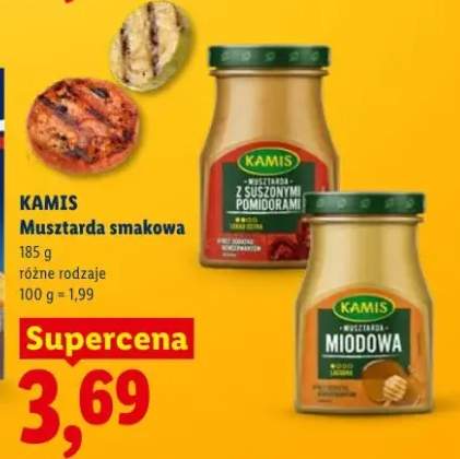 Musztarda smakowa miodowa KAMIS