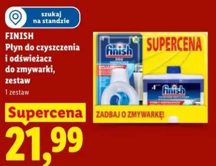 Płyn do czyszczenia i odświeżacz do zmywarki Finish zestaw