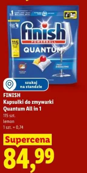 Kapsułki do zmywarki Finish Quantum All in 1 lemon