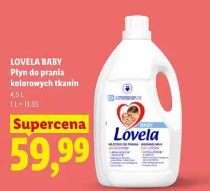 Płyn do prania kolorowych tkanin Lovela Baby