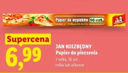 Papier do pieczenia w rolce Jan Niezbędny