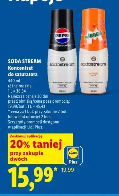Koncentrat do saturatora SODA STREAM Pepsi Zero Cukru