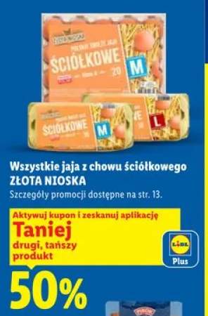 Jaja z chowu ściółkowego Złota Nioska